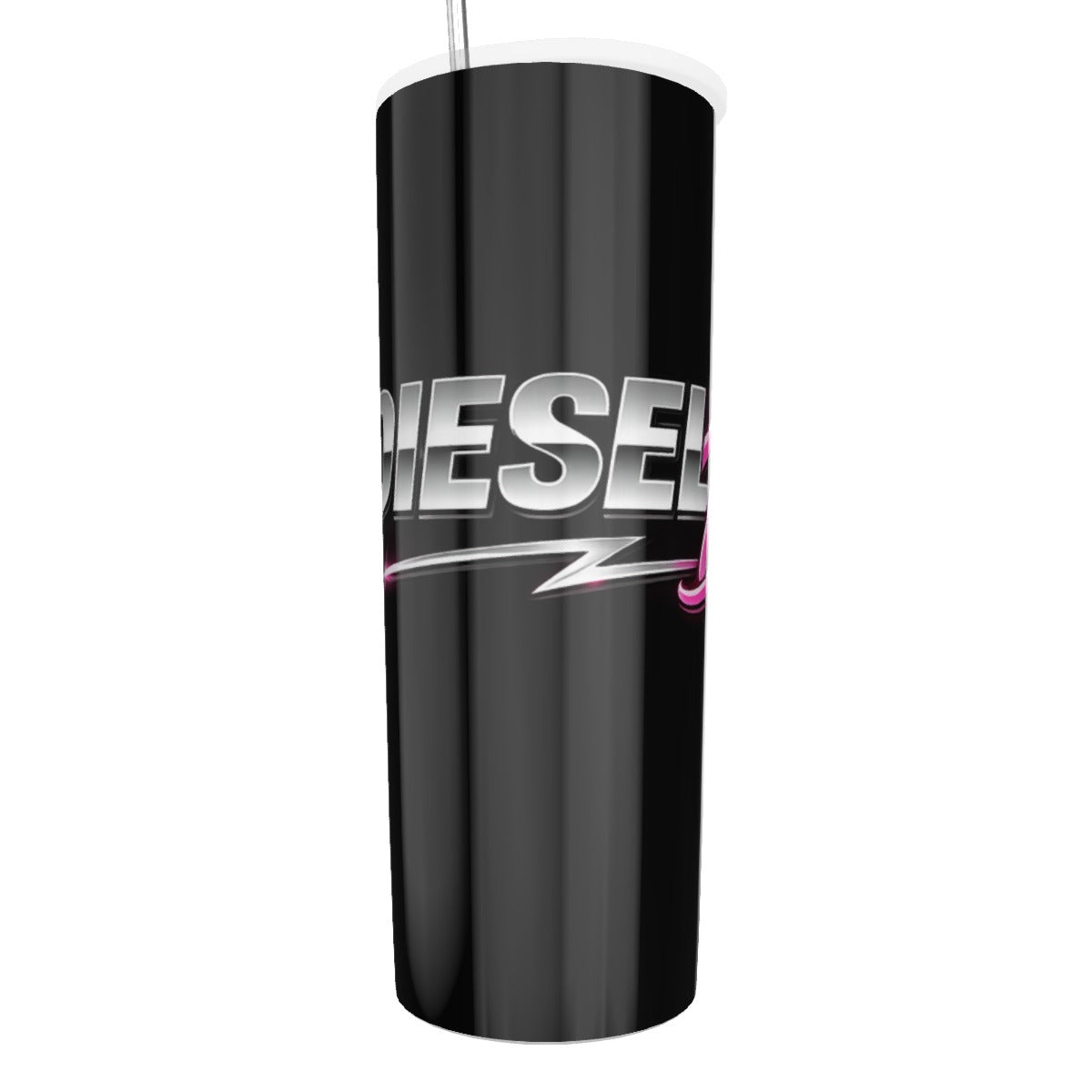 Glitter Tumbler With Stainless Steel Straw 20oz