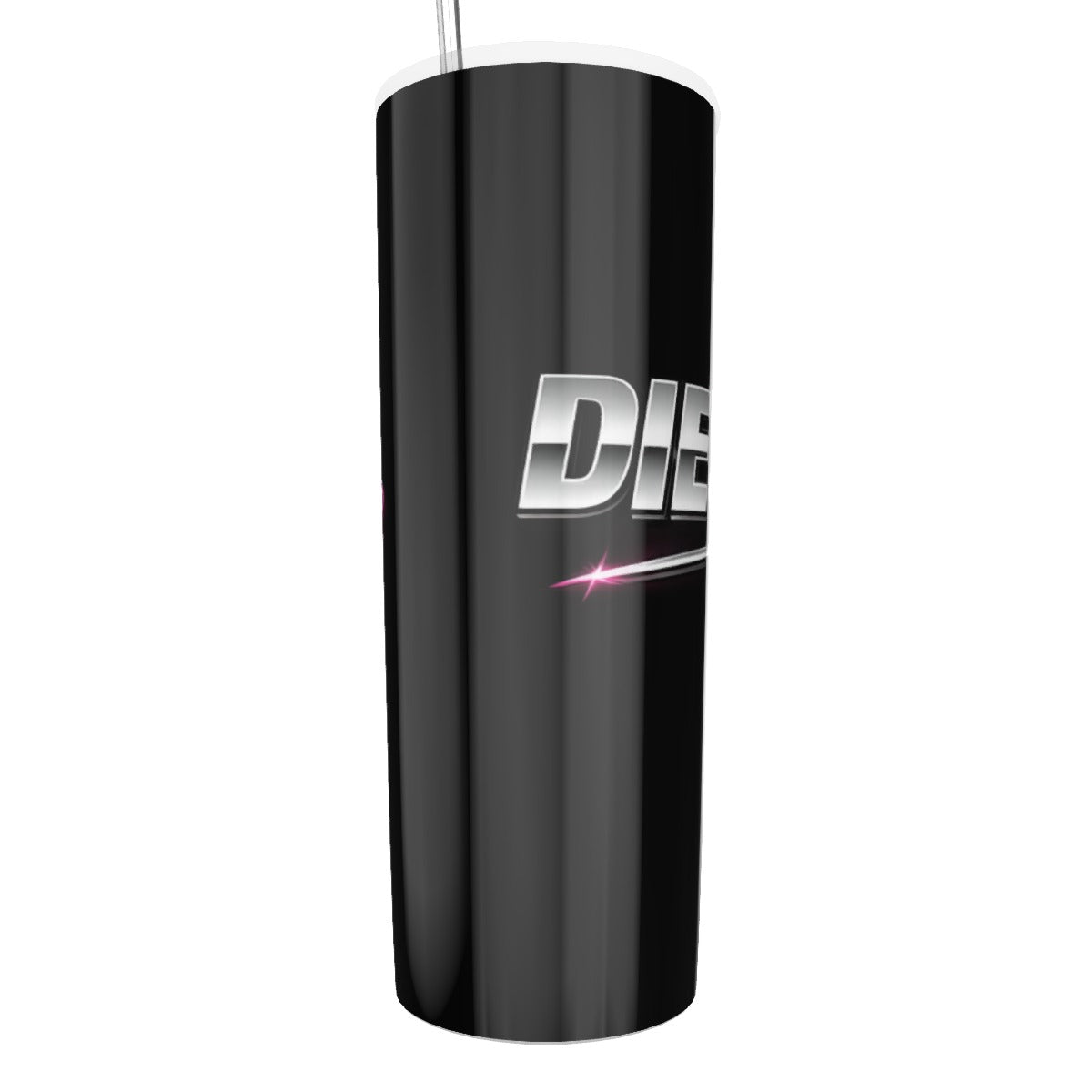 Glitter Tumbler With Stainless Steel Straw 20oz