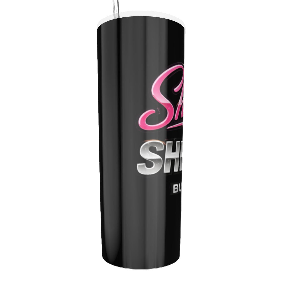 She Hustles. She Hauls. Built Different. Stainless Steel Tumbler