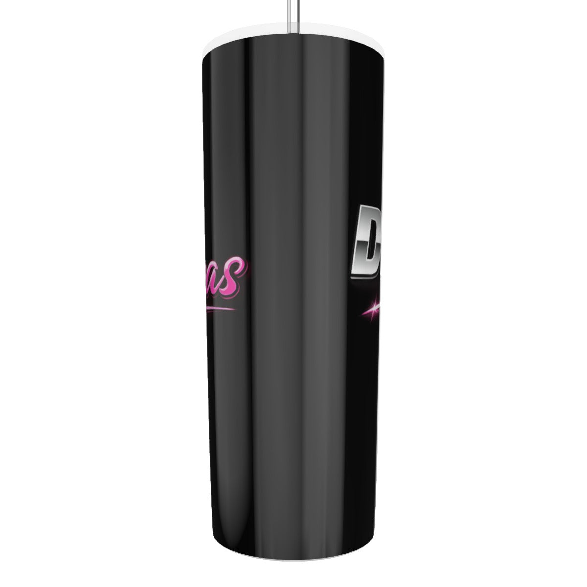 Glitter Tumbler With Stainless Steel Straw 20oz
