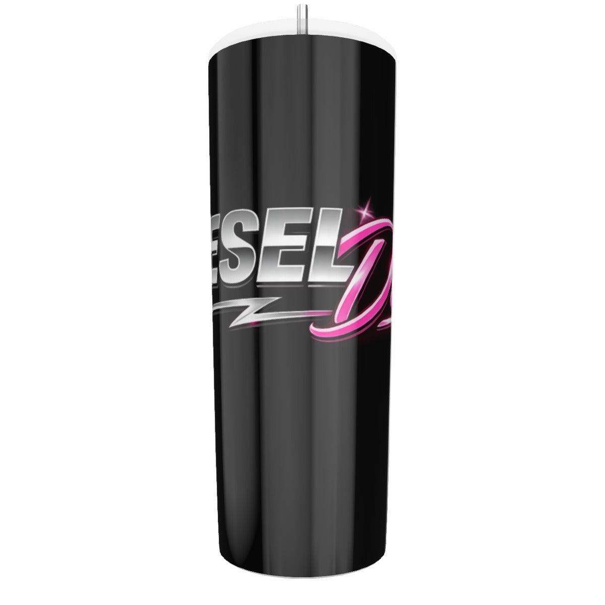 Glitter Tumbler With Stainless Steel Straw 20oz