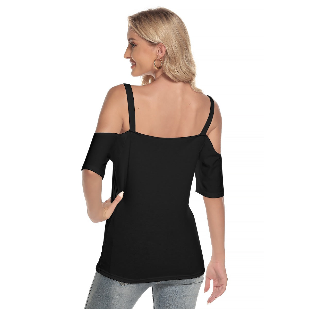 Miles & Mascara Cold-Shoulder Top
